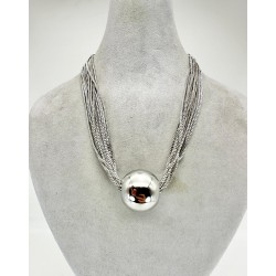 Gümüş Toplu Kolye